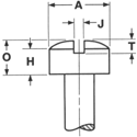 Slotted Fillister Head Machine Screws