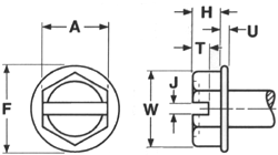 Hex Washer Head Screws