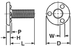 Steel Weld Screw