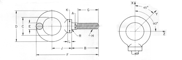 Type 2 Shoulder Pattern Eyebolt