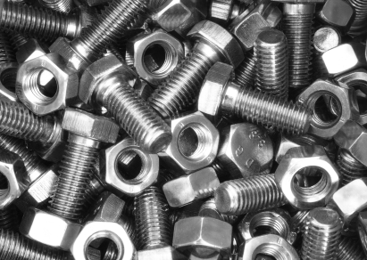 Bolts and nuts Royalty Free Stock Photo
